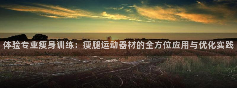 注册征途国际:体验专业瘦身训练:瘦腿运动器材的全方位应用与优